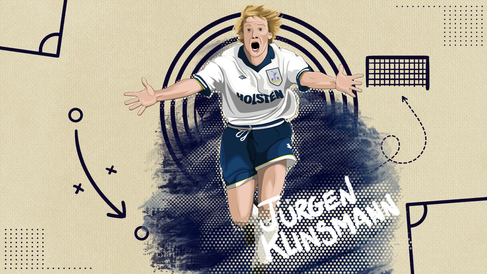 Jurgen Klinsmann Graphic Art Wallpaper