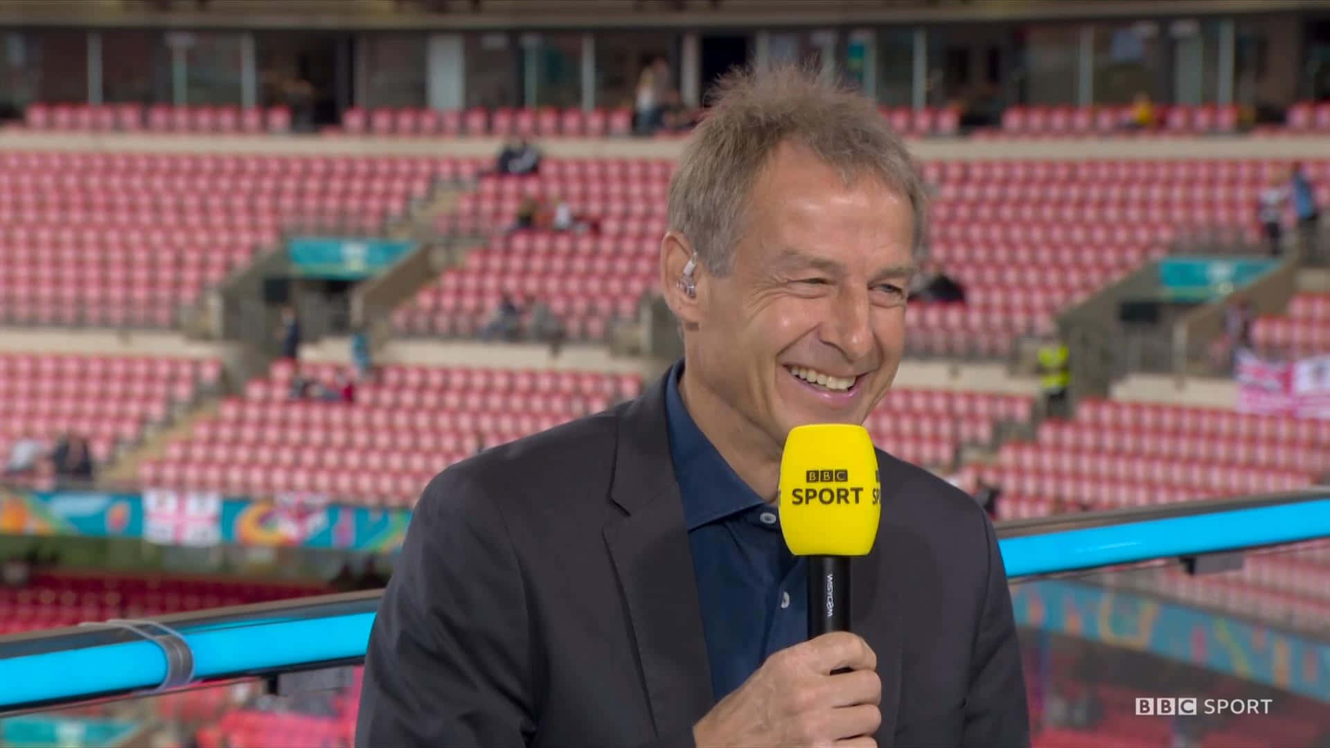 Jurgen Klinsmann Yellow Microphone Wallpaper