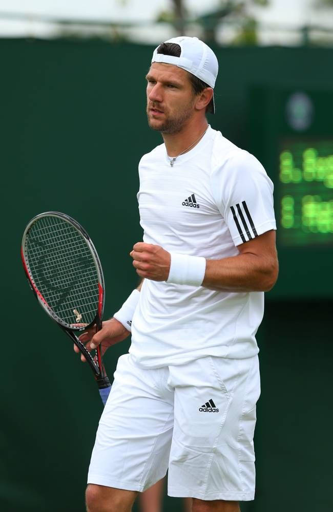 Jurgen Melzer In All-white Outfit Wallpaper