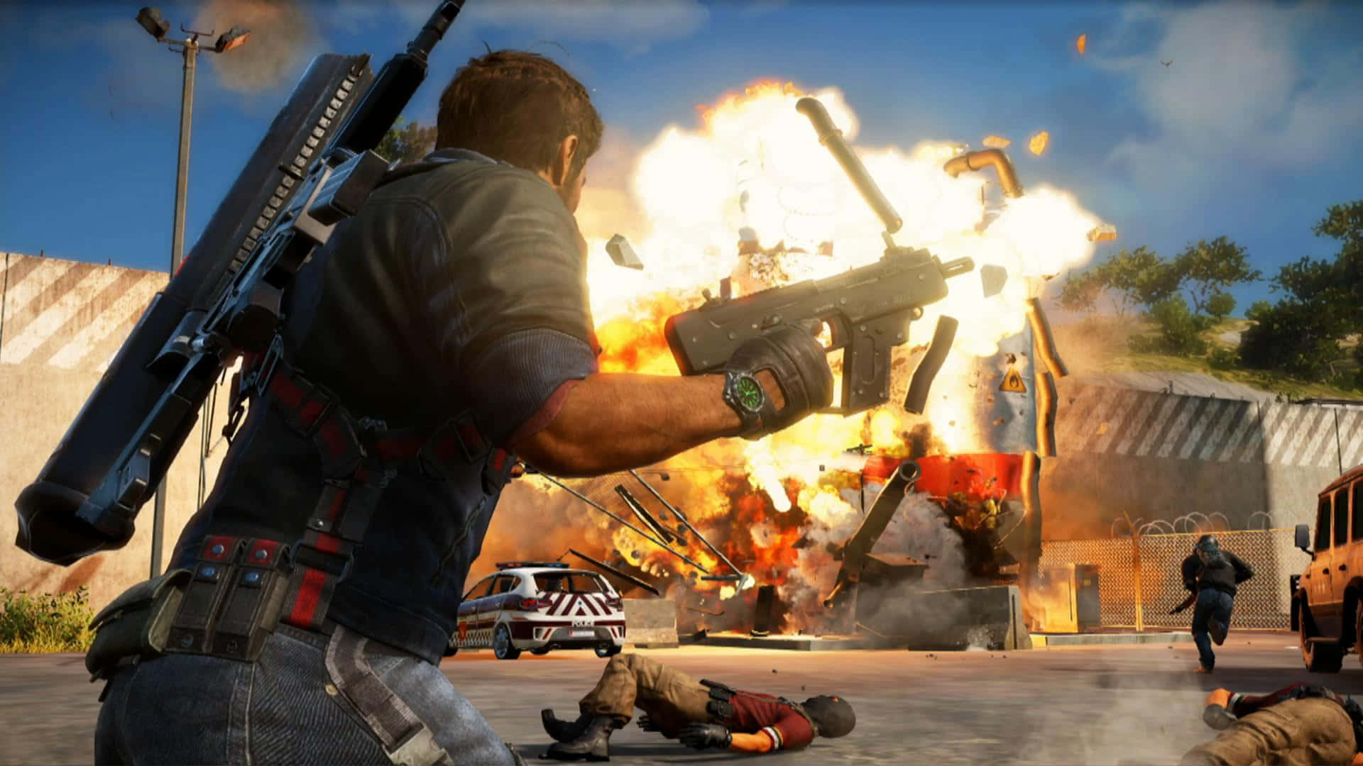 Just Cause3 Explosive Combat Action Wallpaper