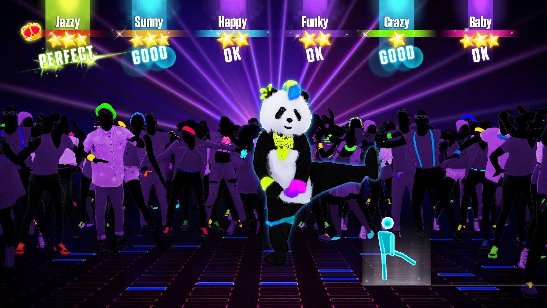 Just Dance 2016 Dancing Panda Wallpaper