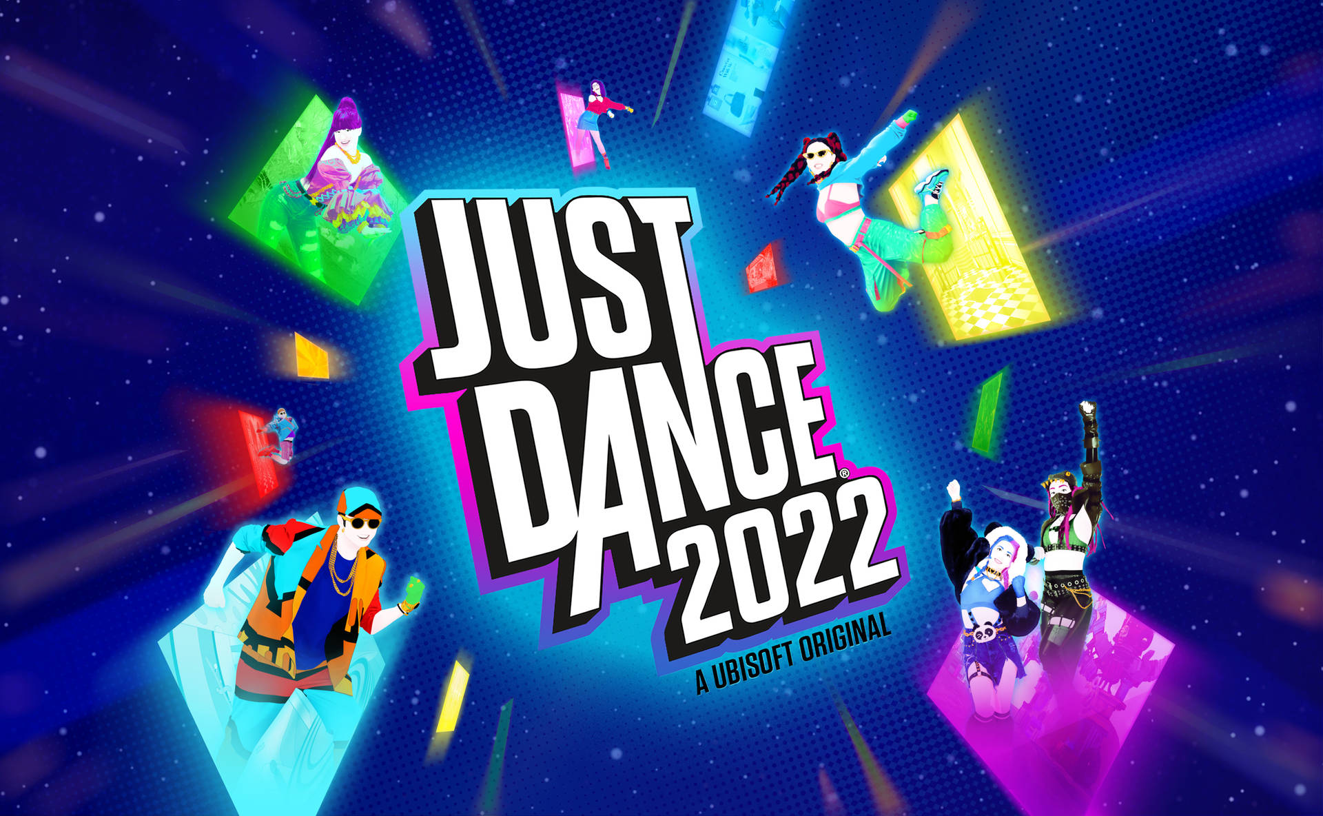 Dans Just Dance 2022 Plakat På Tapetet Wallpaper