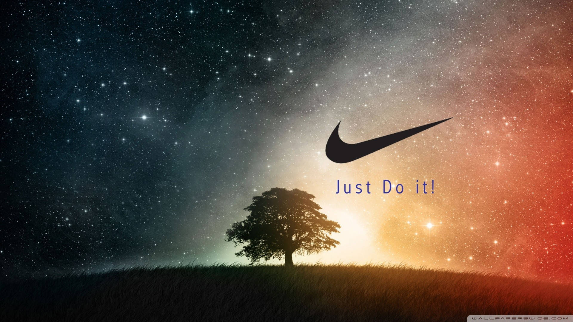 Just Do It - The Unstoppable Spirit Of Determination And Positivity Wallpaper