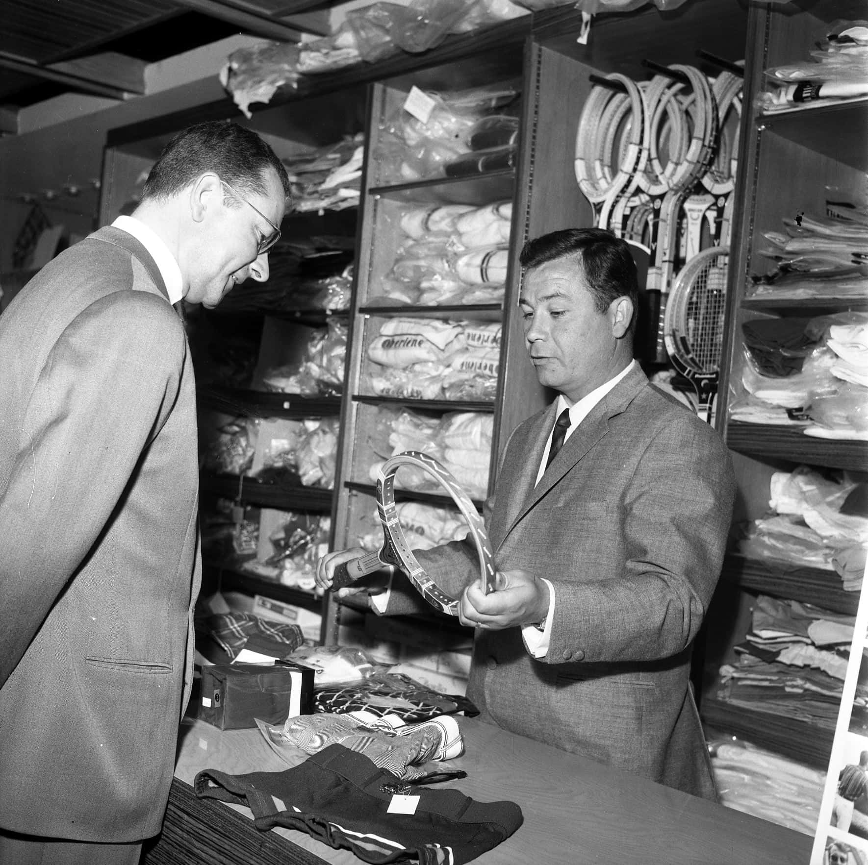 Just Fontaine In His Shop 1966 Wallpaper