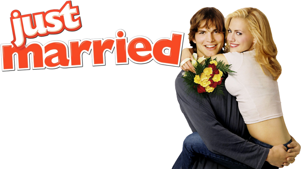 Just Married Couple Graphic PNG