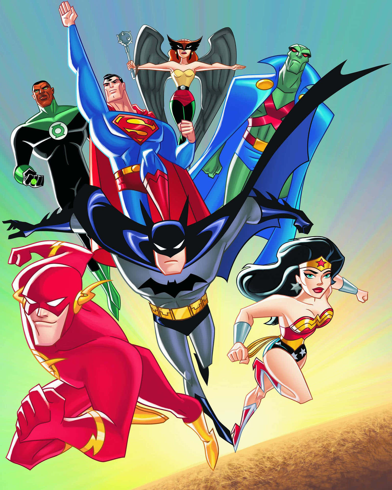 Justiceleague 1536 X 1920 Baggrund