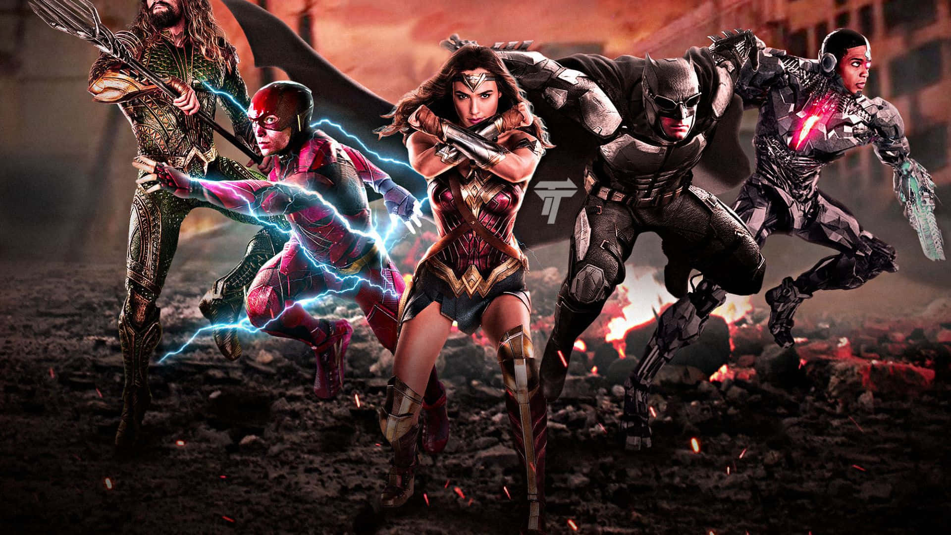 The Powerful Justice League Team