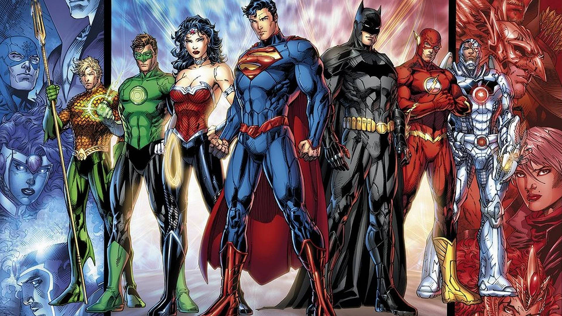 Justice League Blue And Red