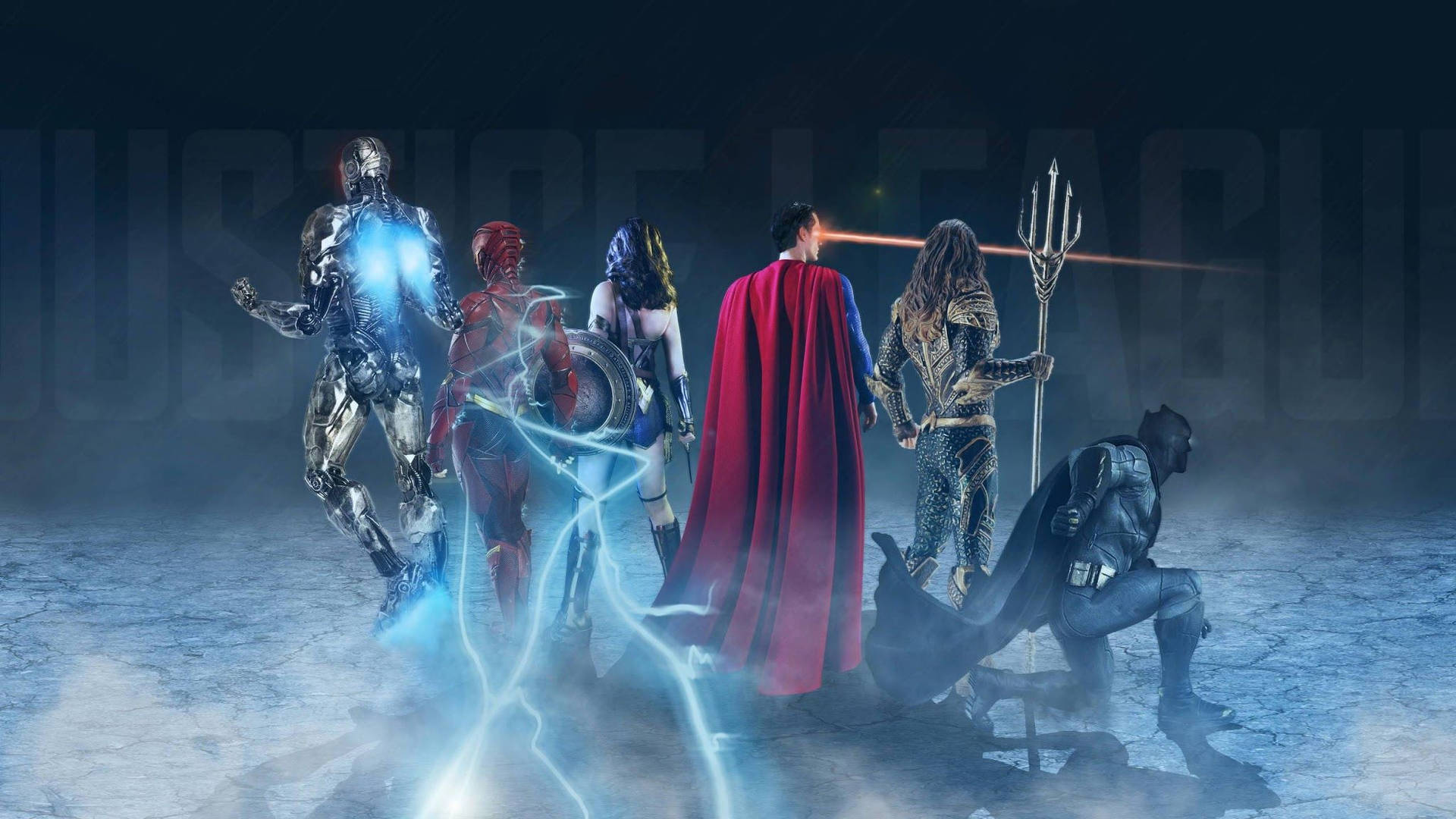 Justice League Comic Photoshoot Wallpaper