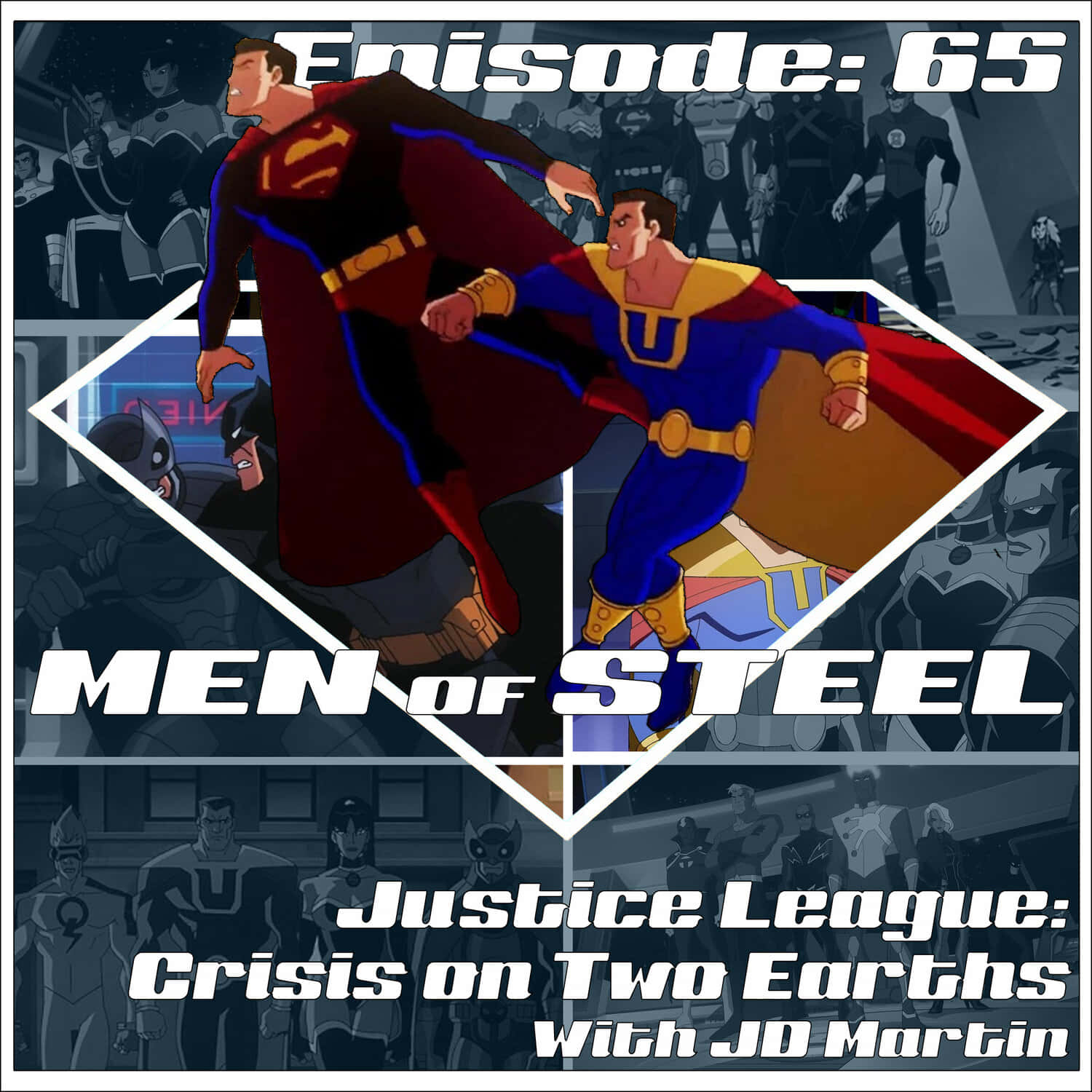 Justice League – Crisis Op Twee Aarde Heroïsche Confrontatie Achtergrond