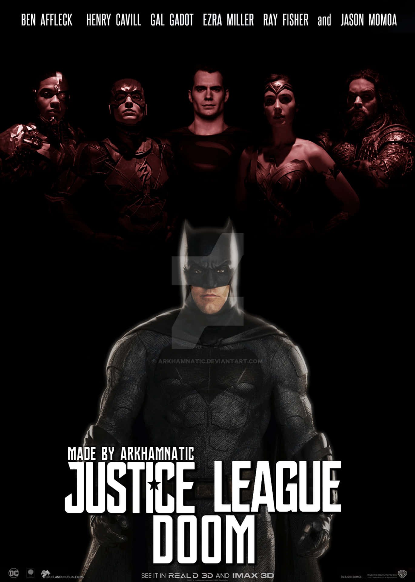 Justice League Doom - Heroes United Against Adversity Wallpaper