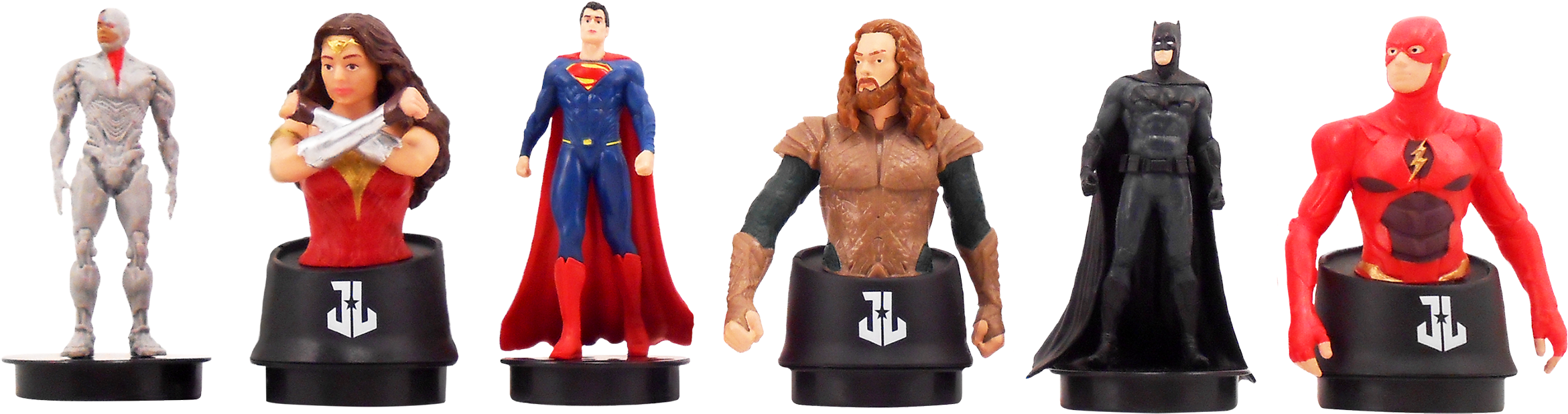 Justice League Figurines Collection PNG