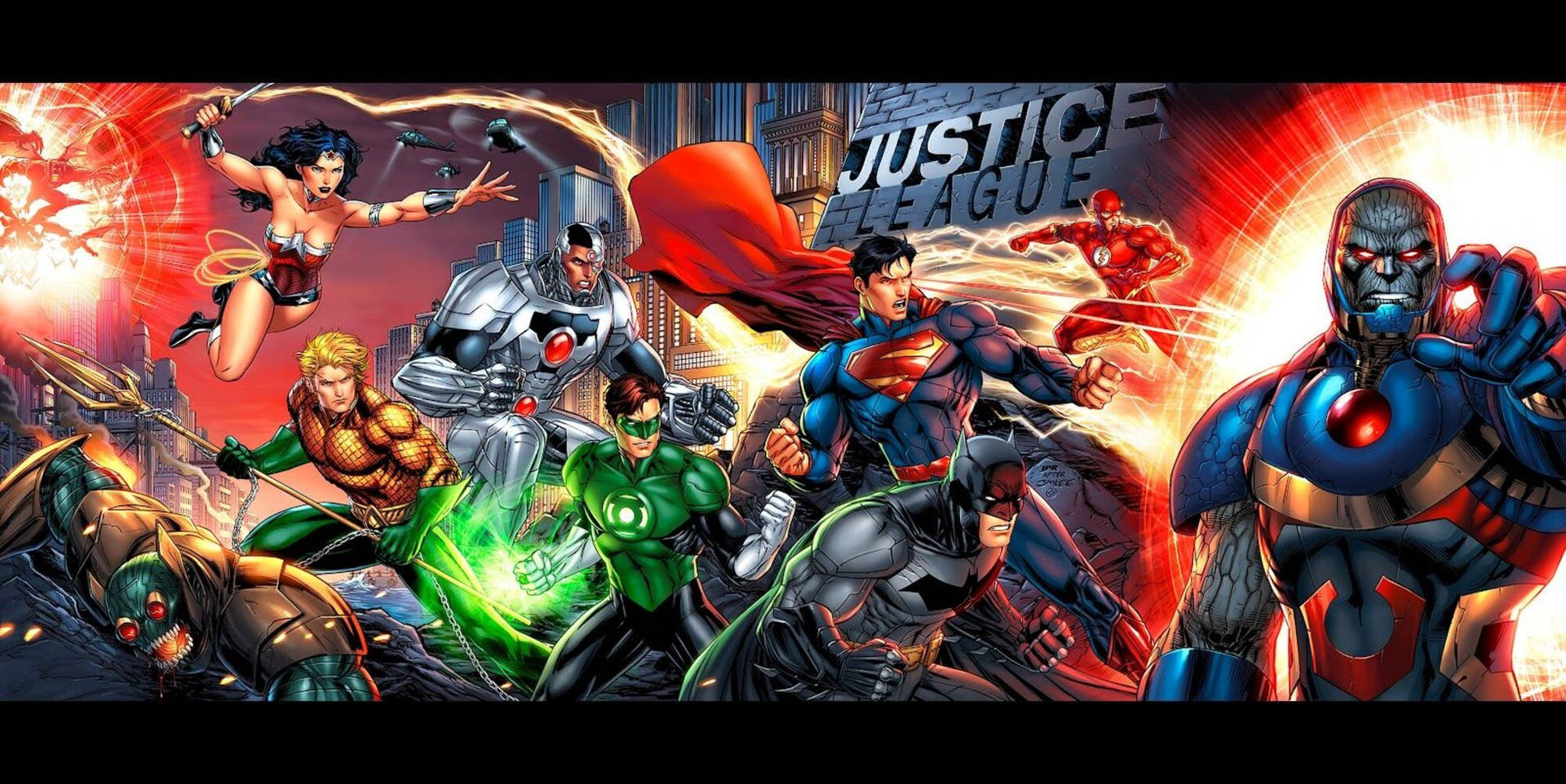 Justice League In Action Wallpaper