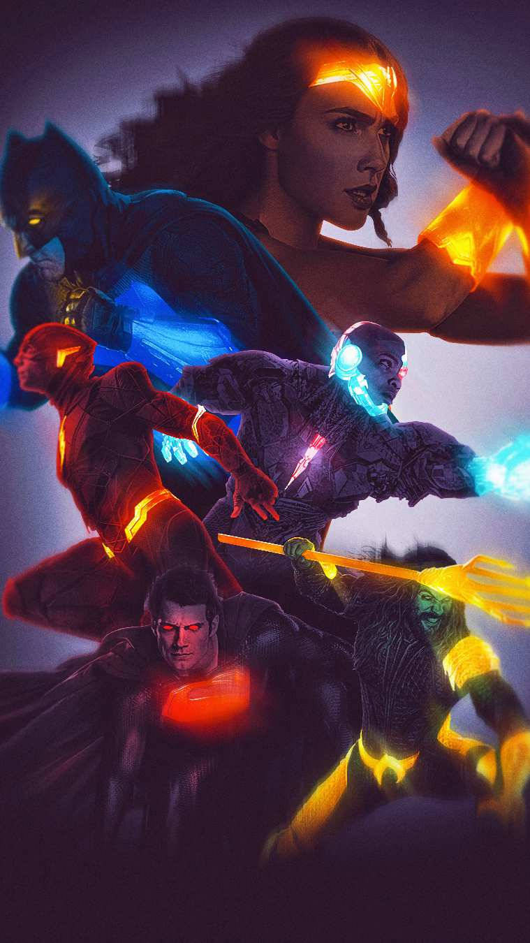 Justiceleague Superhelden Iphone Wallpaper