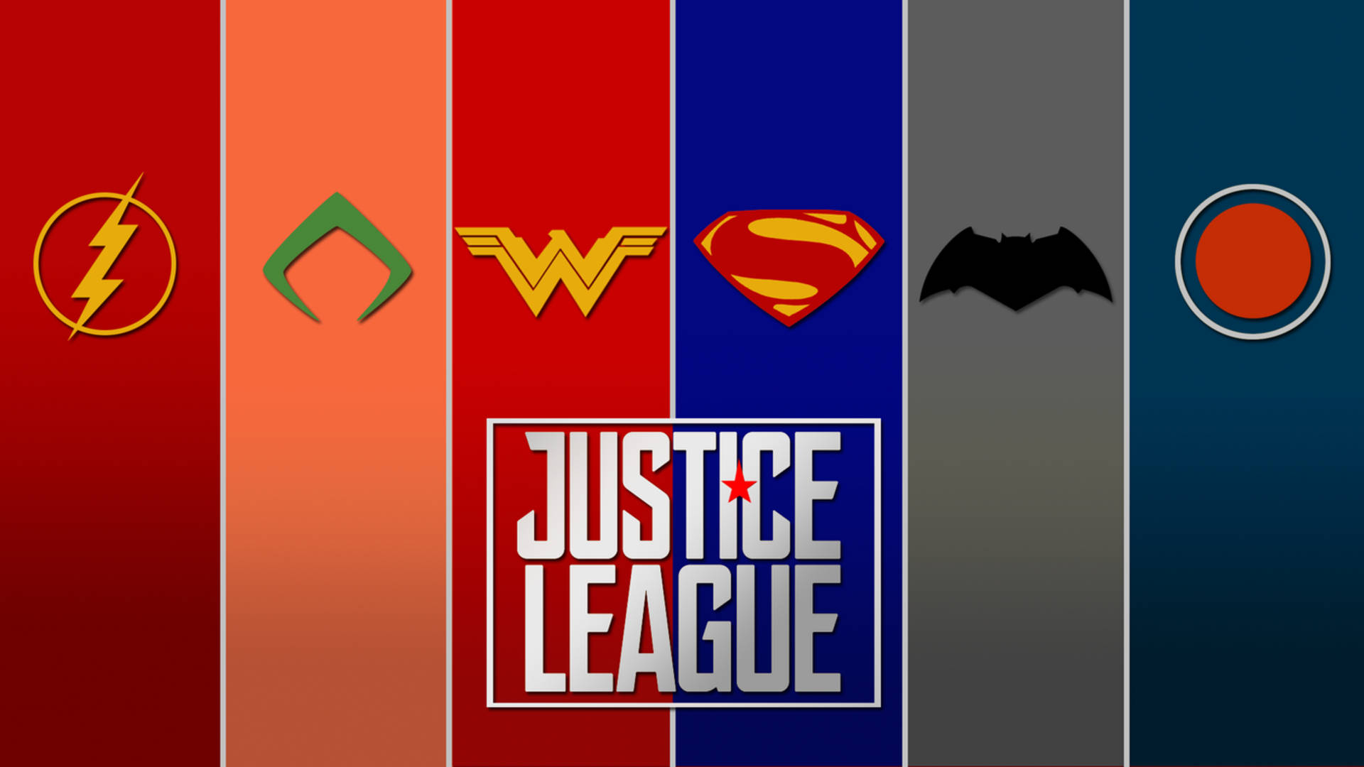 Justice League Symbols Collage