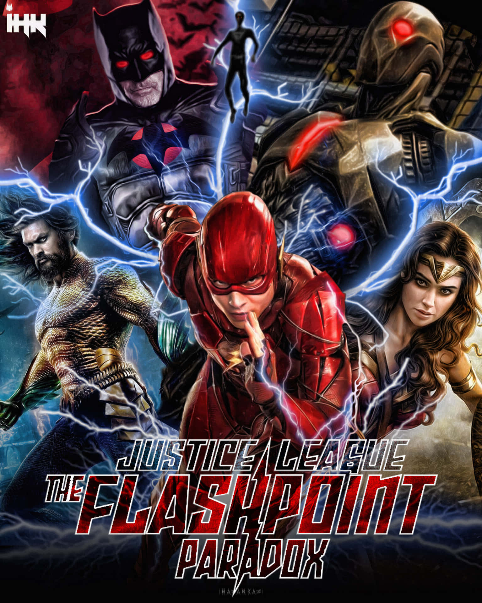 The Flash in an intense moment during Justice League: The Flashpoint Paradox Wallpaper
