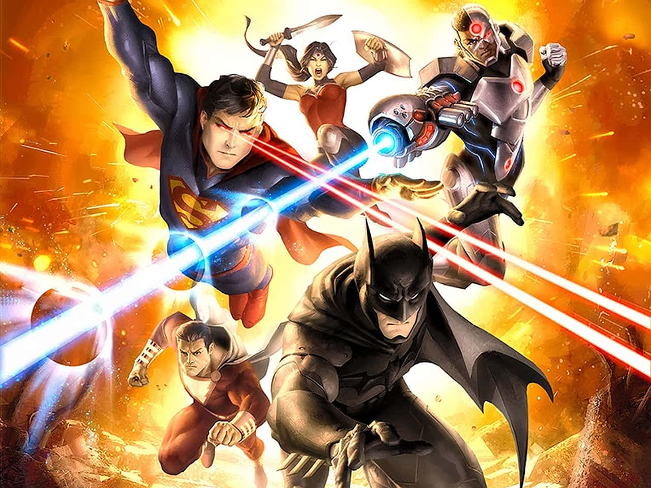 Justice League War - United Heroes Wallpaper