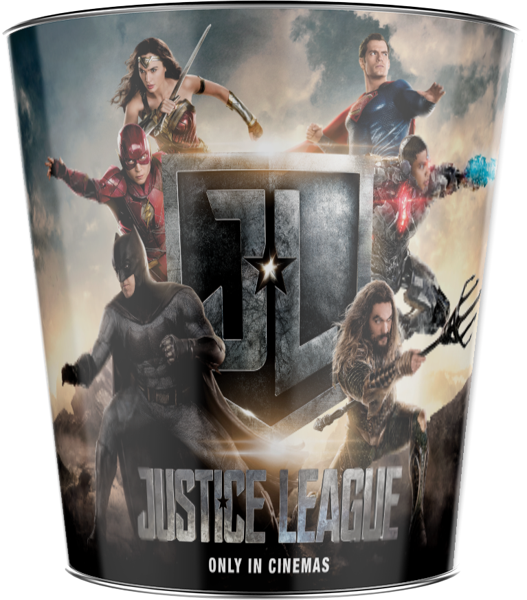 Justice League3 D Cinema Promotion PNG