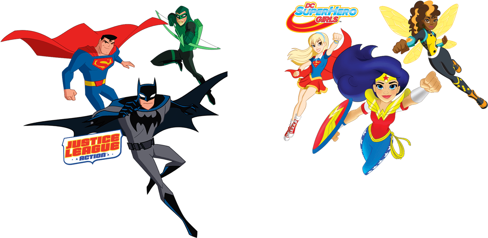 Justice Leagueand Superhero Girls PNG
