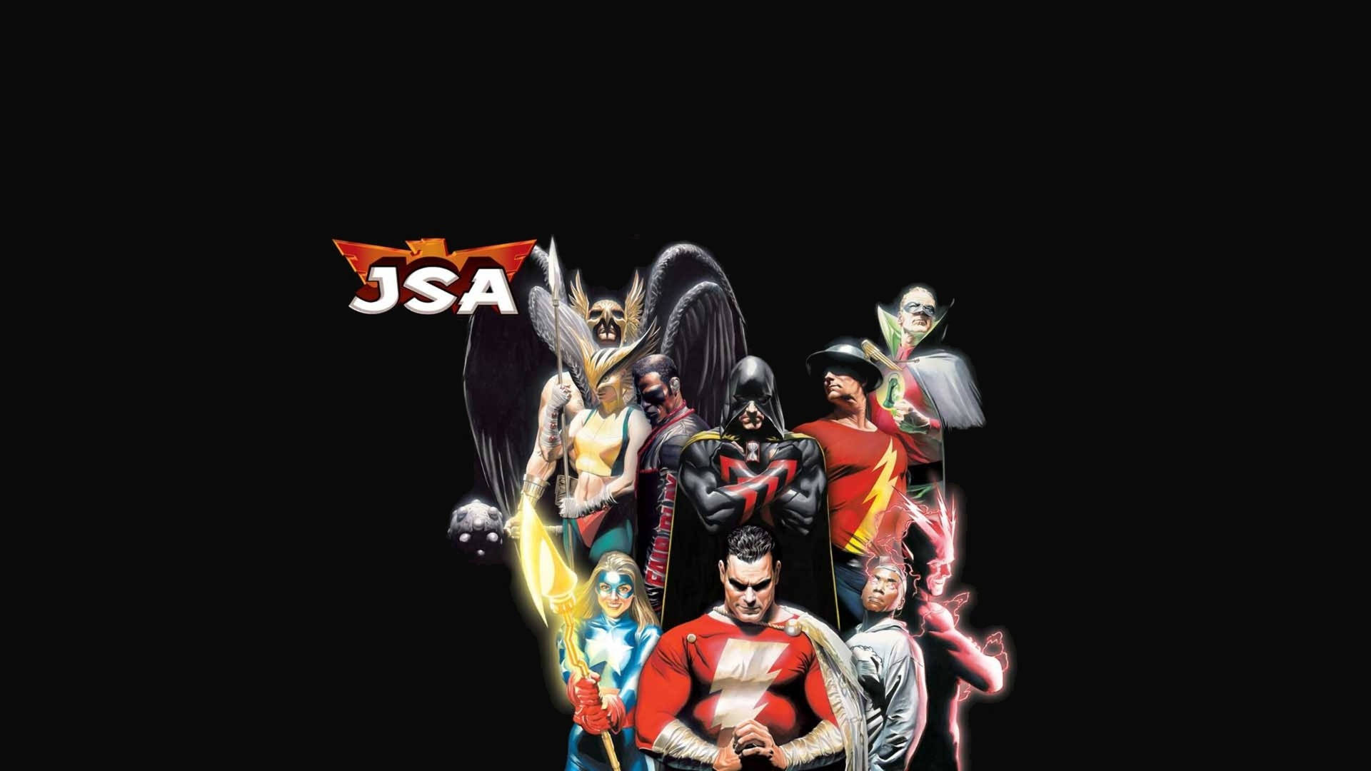 Justicesociety Of America: Mixade Signalerna. Wallpaper