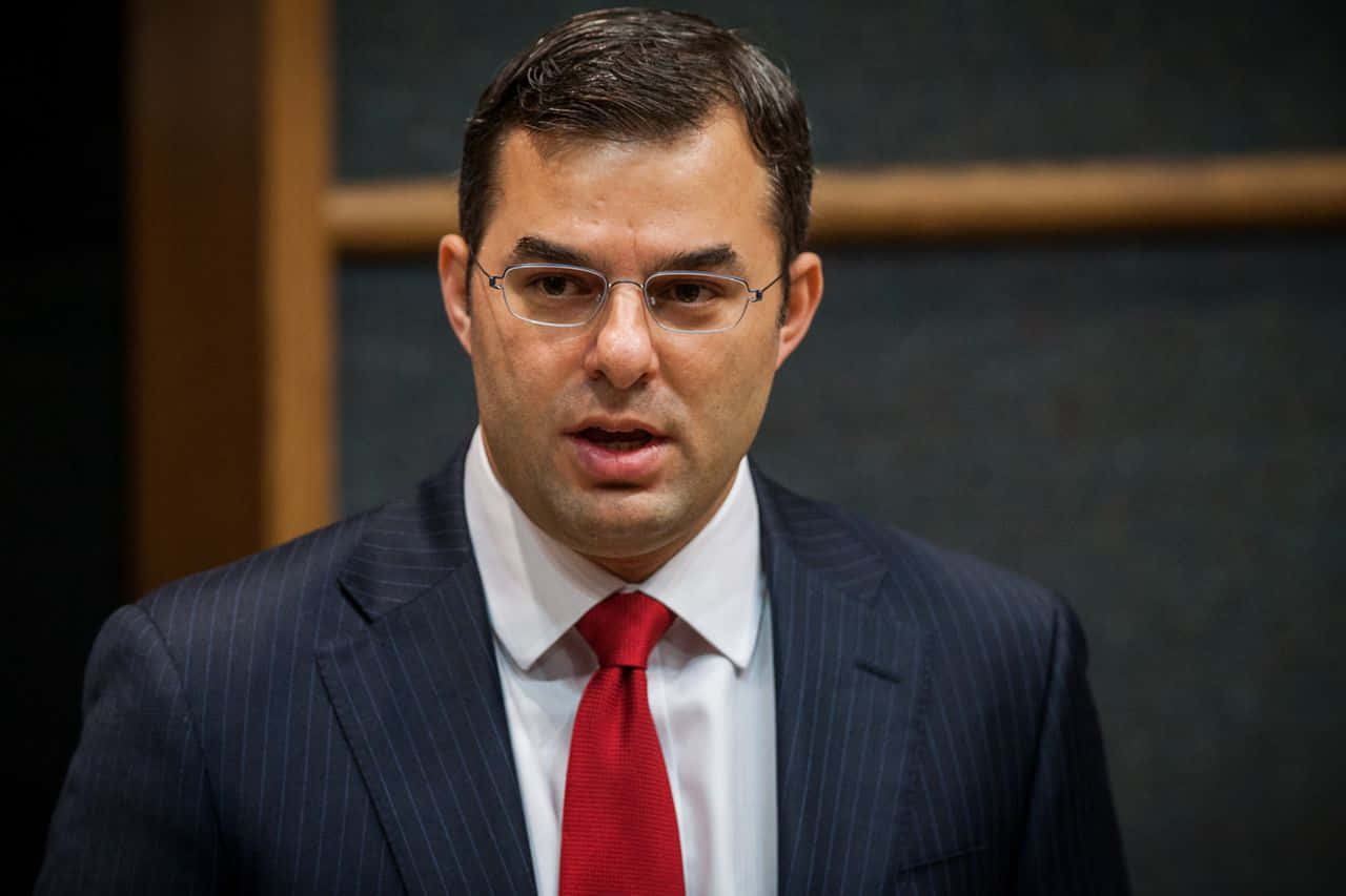 Justin Amash - An Influential Voice In American Politics Wallpaper