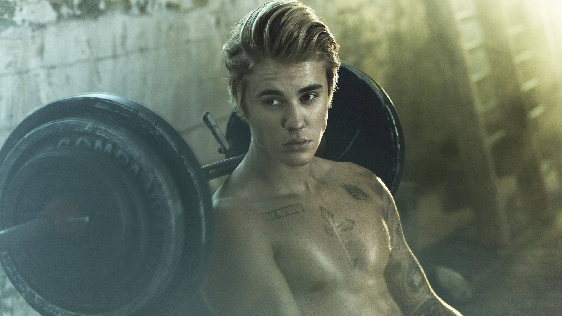 Justin Bieber Gym Body Background