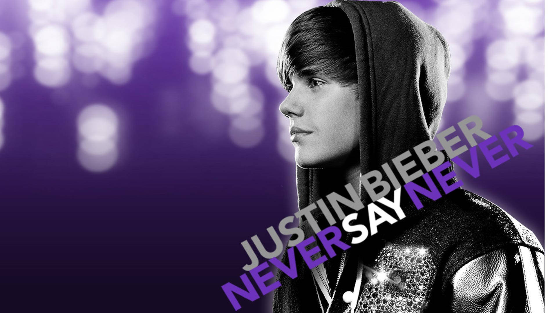 Justin Bieber Never Say Never Poster Background