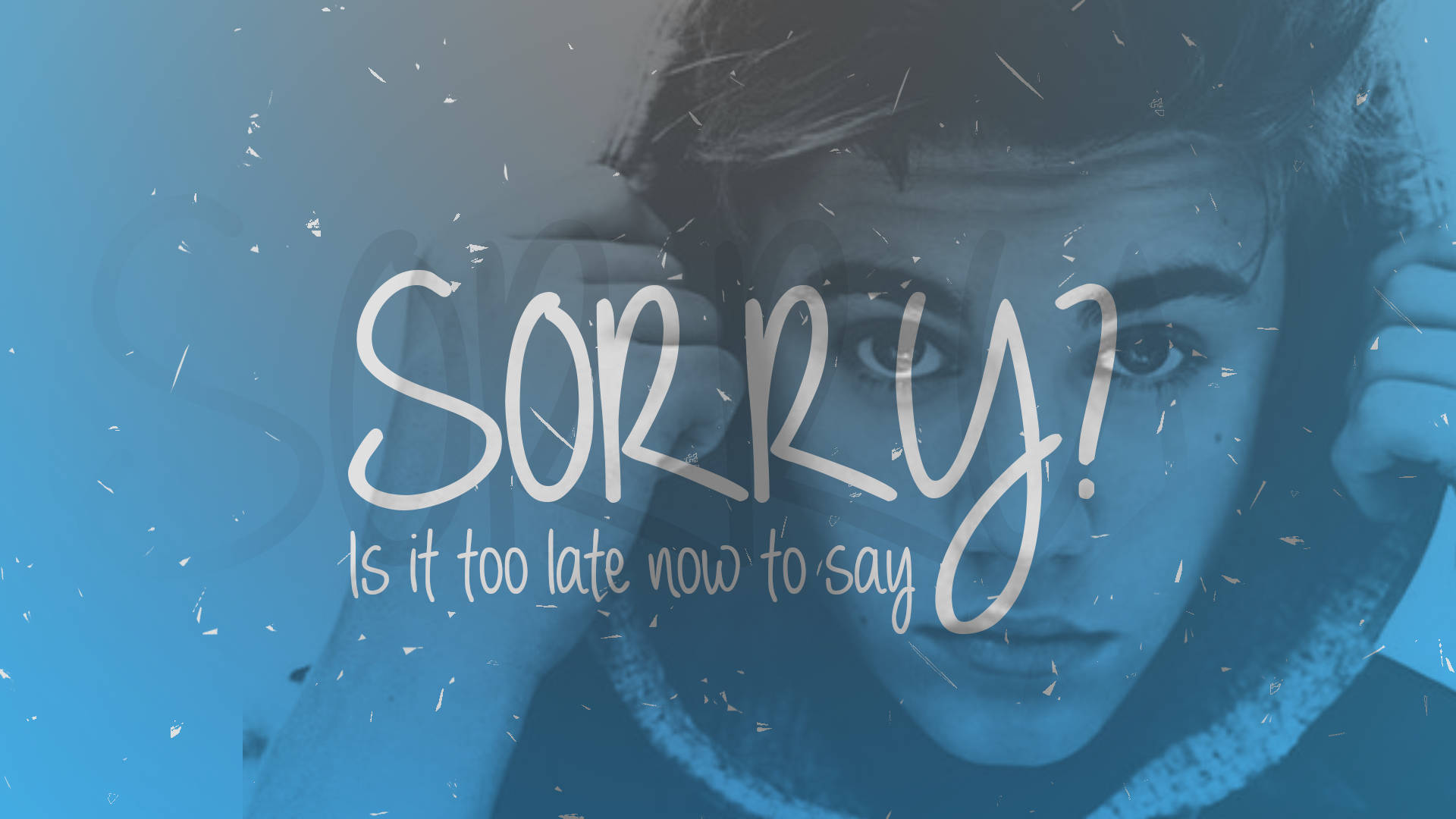 Justin Bieber Sorry Lyrics Background