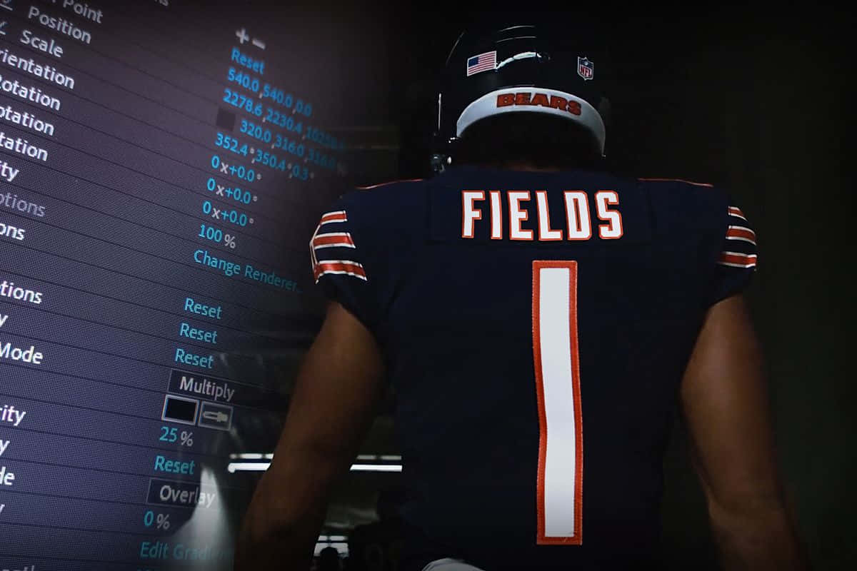 Not even a Bears fan but the picture of Justin Fields celebrating in the  rain made me want to test out my skills  rCHIBears