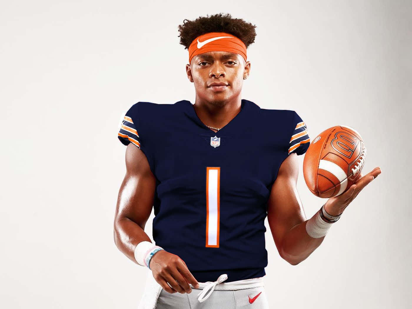 Justin Fields on Behance  Justin fields Chicago bears pictures Chicago  bears