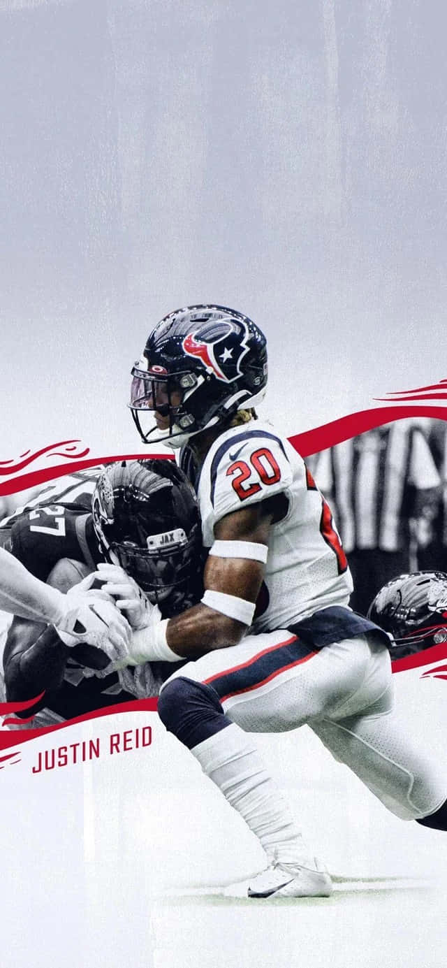 Justin Reid Houston Texans Action Shot Wallpaper