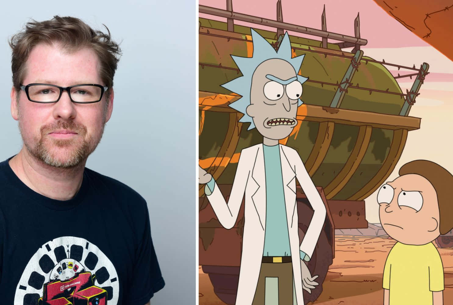 Justin Roiland in Creative Action Wallpaper