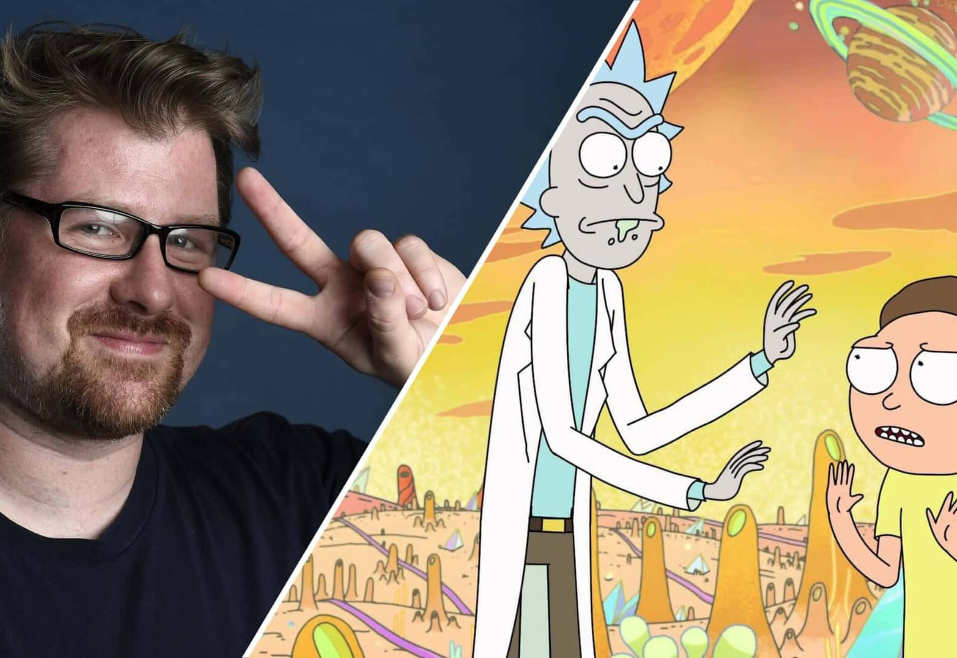 Justin Roiland at a special event. Wallpaper