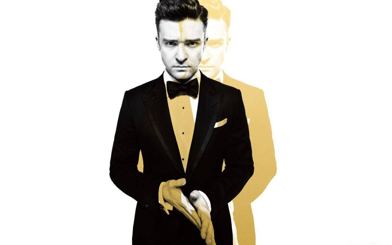 Justin Timberlake 20/20 Oplevelse Album Cover Wallpaper Wallpaper