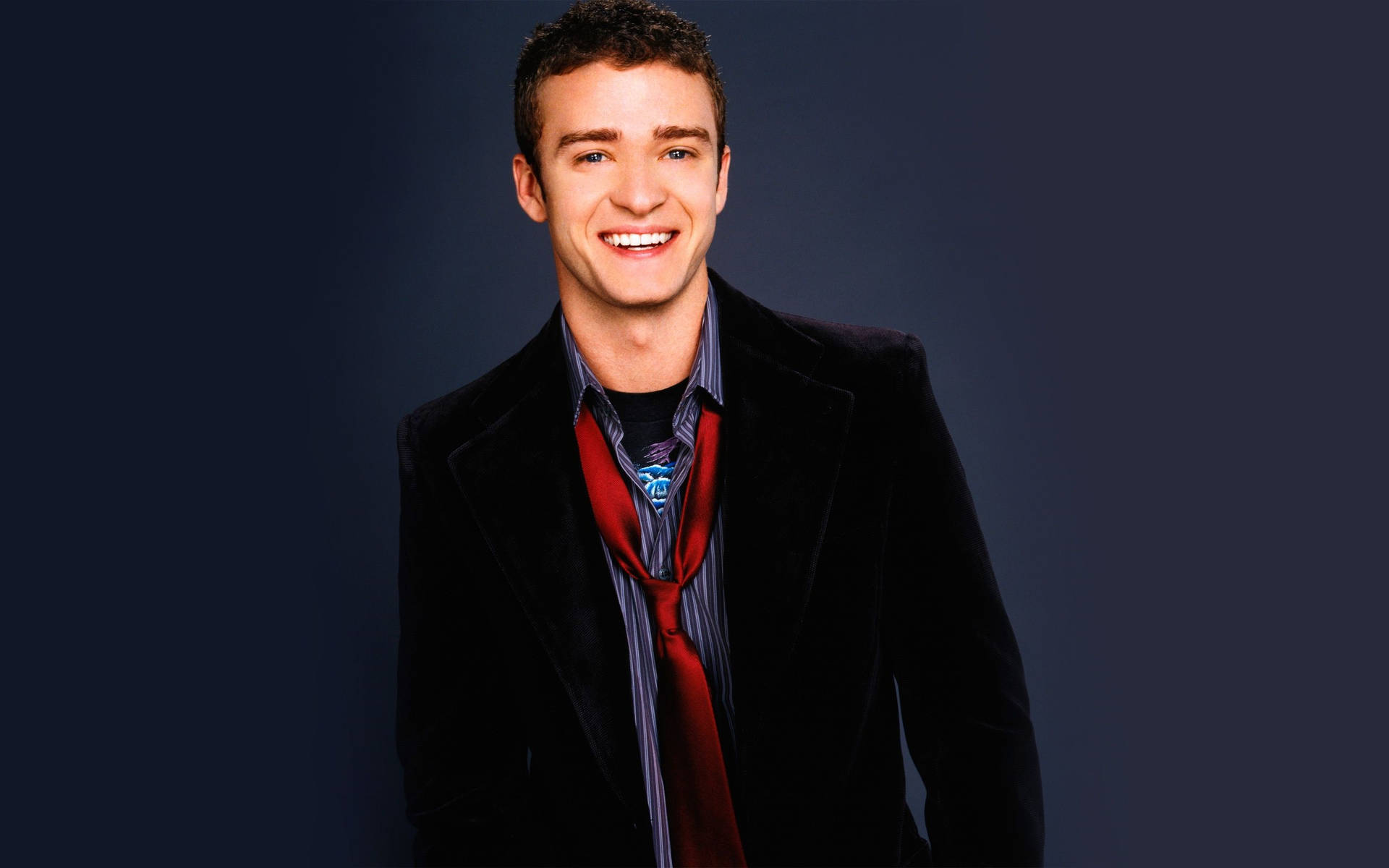 Justin Timberlake Young And Casual Wallpaper