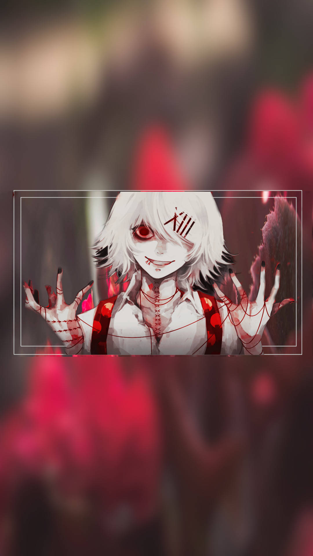 Juuzou Tokyo Ghoul 4k Playing With Red Threads Wallpaper