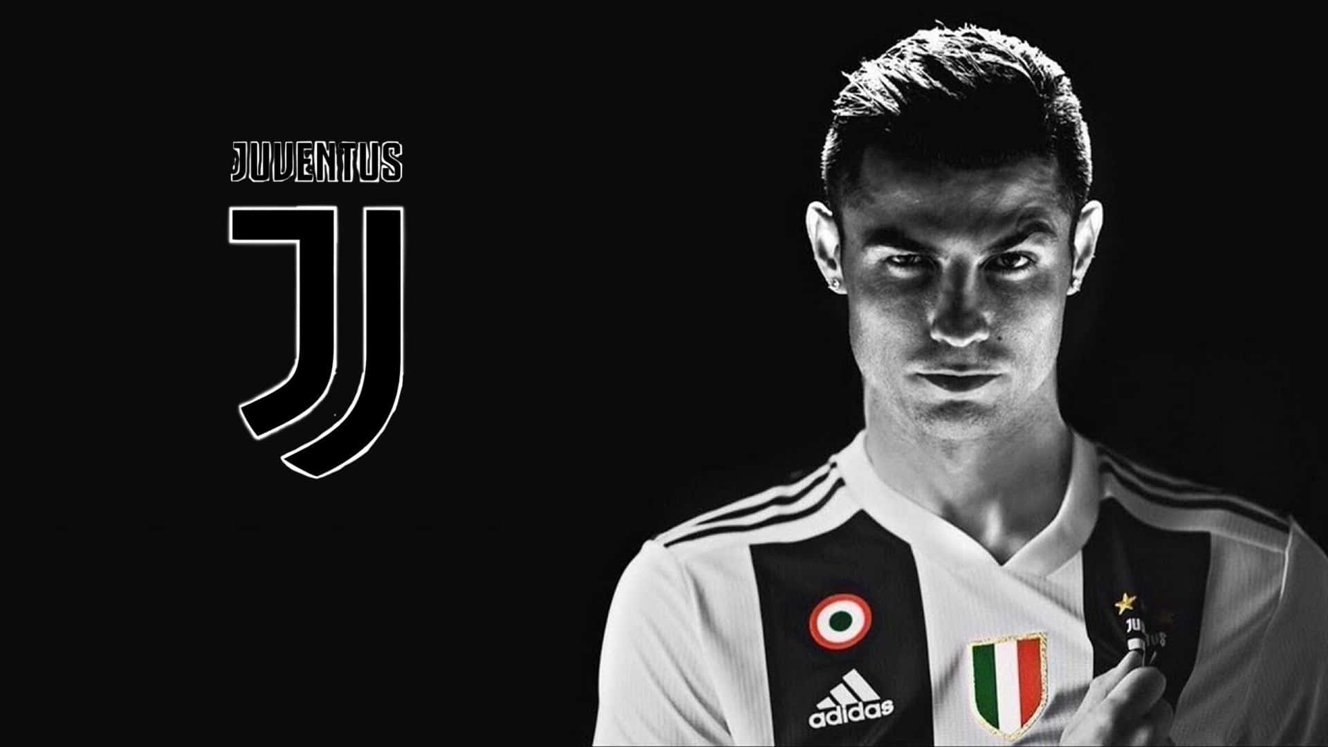Denikoniska Svartvita Designen Av Juventus Fc