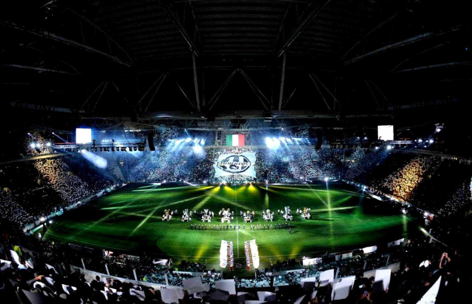 Juventus Football Club's Historic Allianz Stadium Wallpaper