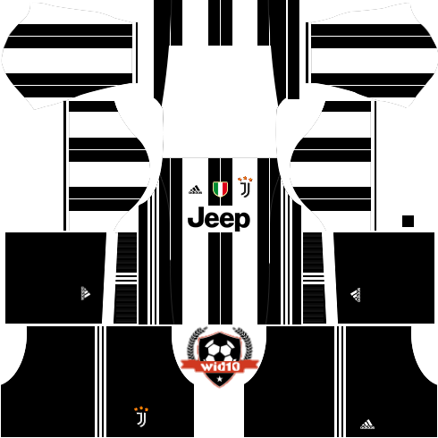 Juventus Football Kit Design PNG