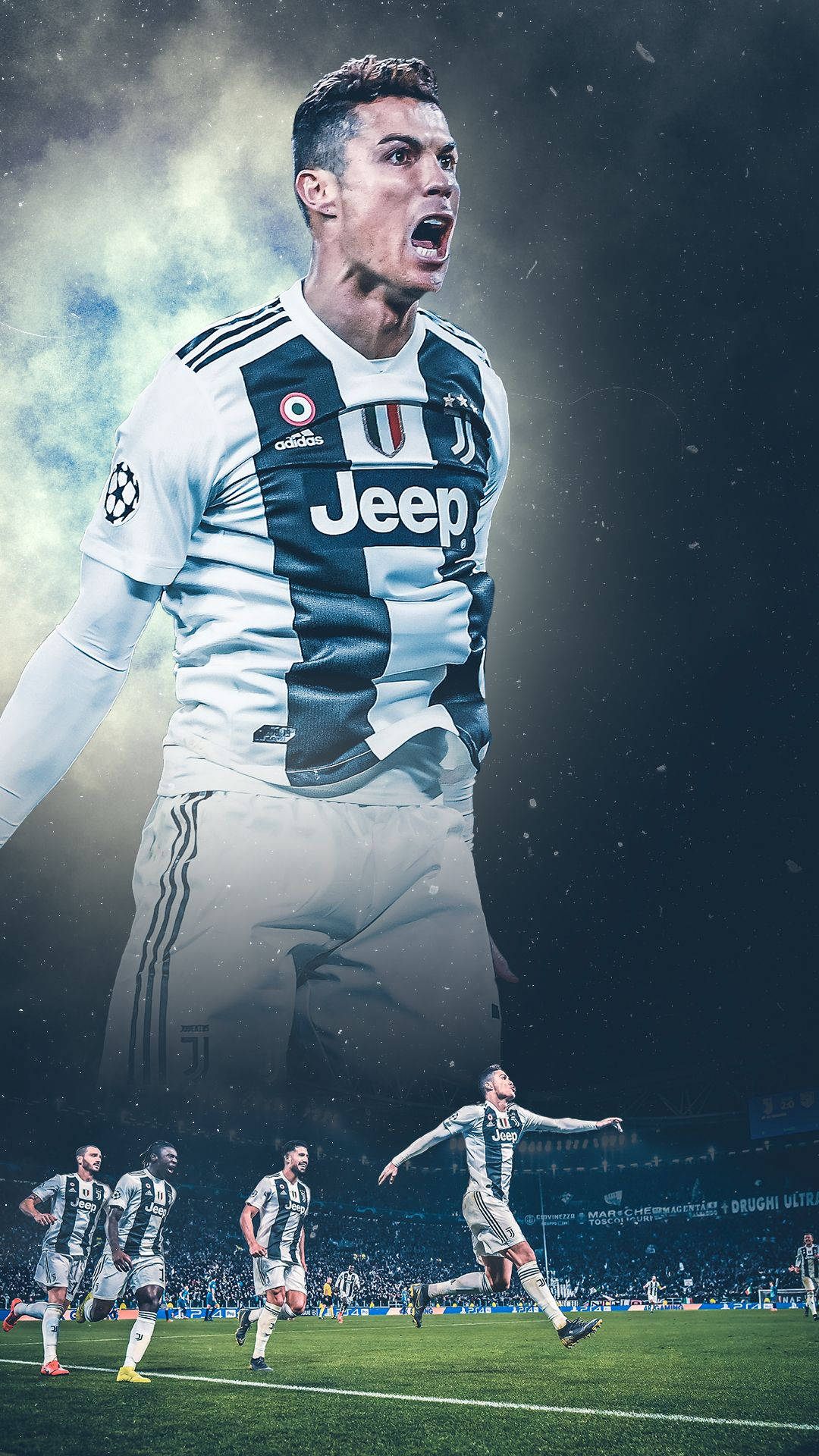 Download Juventus Football Legend Cristiano Ronaldo Wallpaper |  