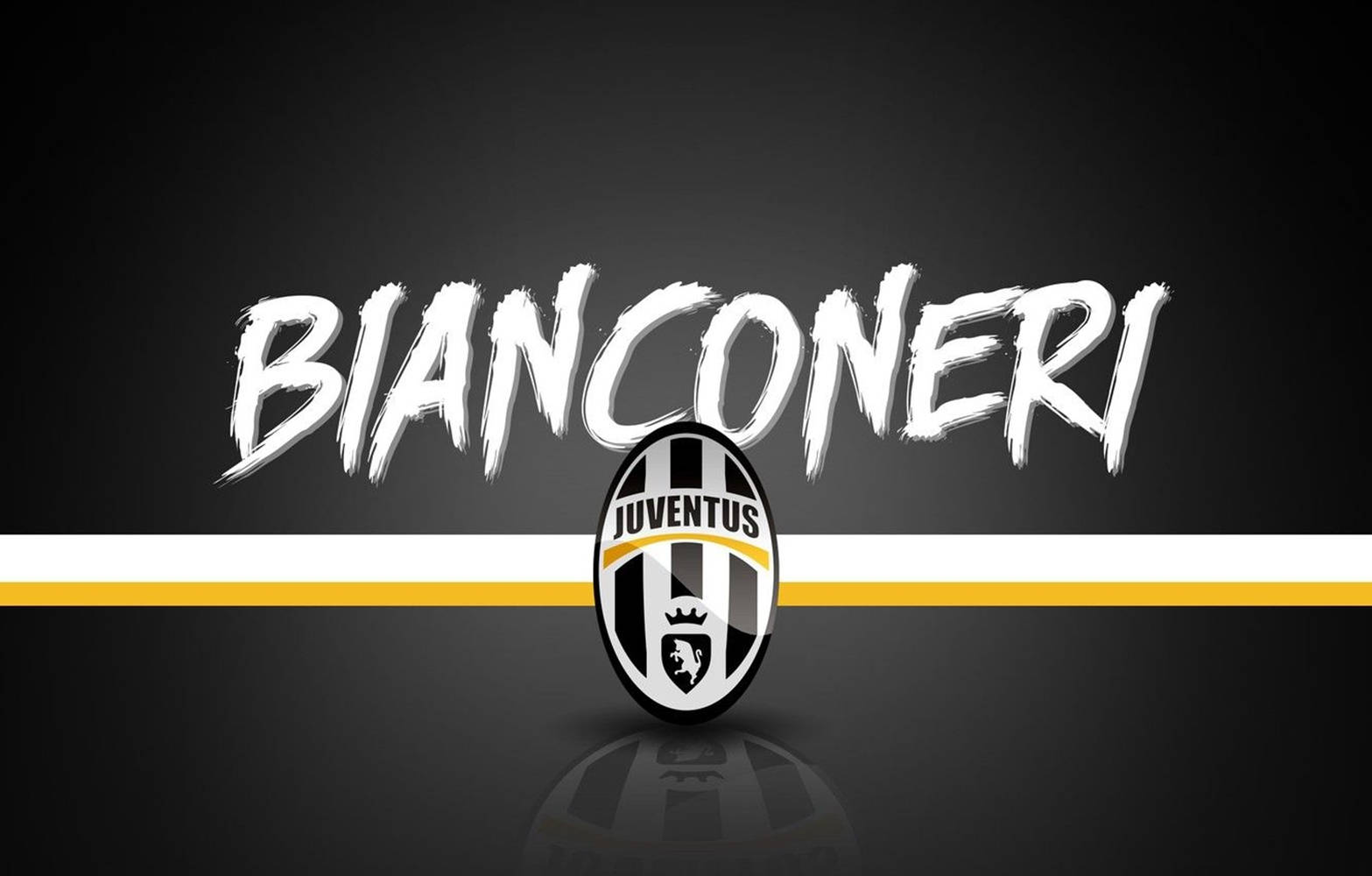 Juventusfußballteam Bianconeri-logo Wallpaper
