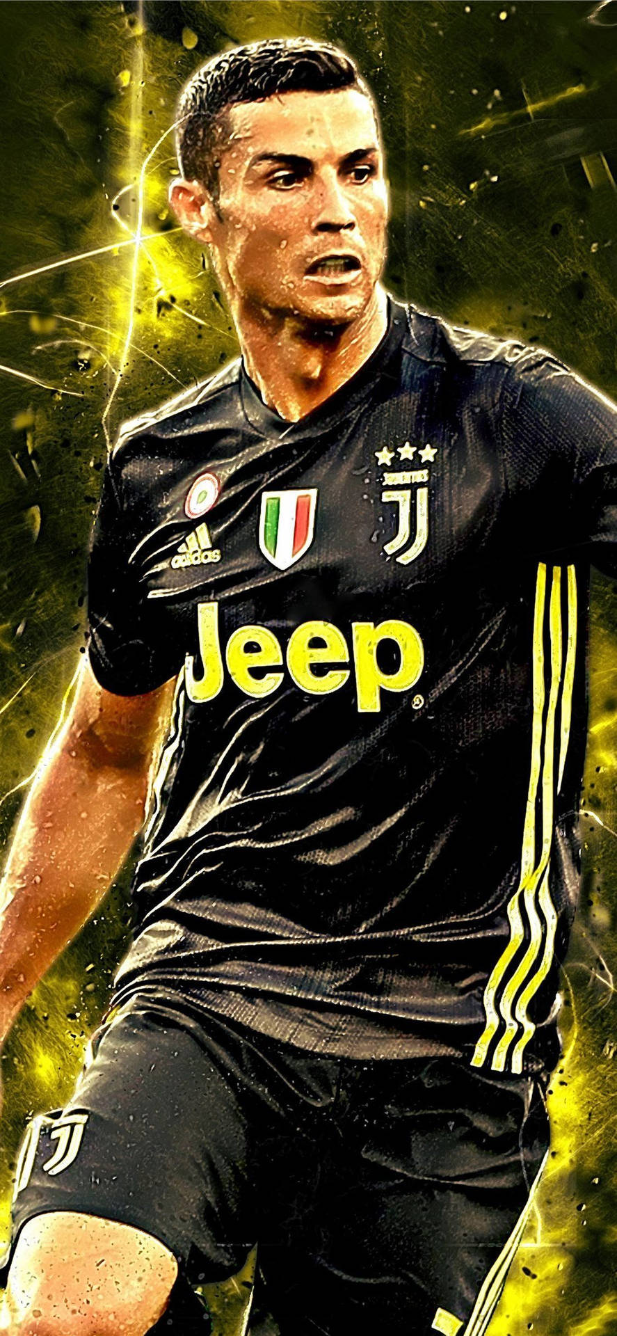 Juventus Jeep Jersey Ronaldo iPhone Wallpaper