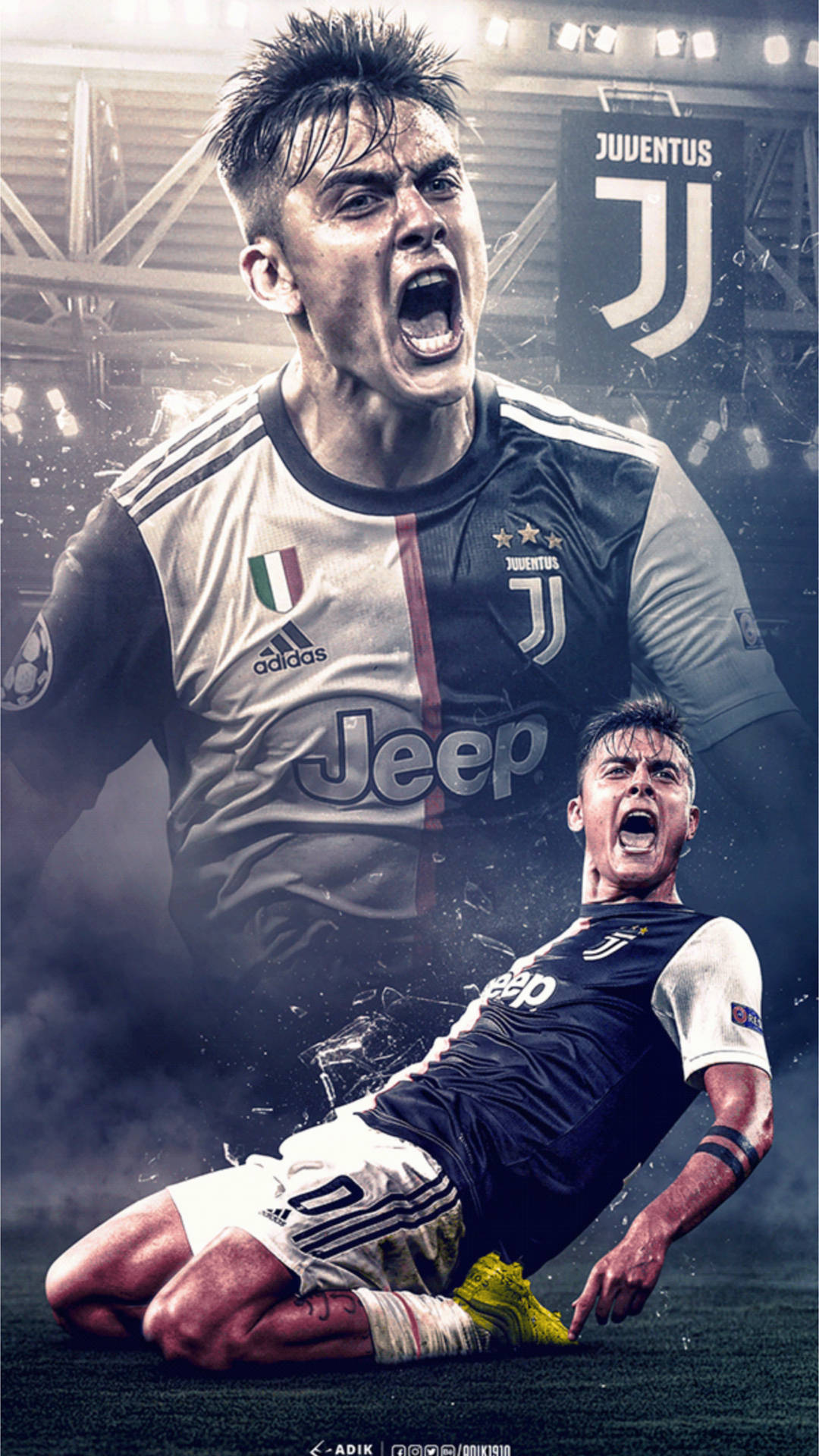 Juventus'paulo Exequiel Dybala, Die Freude Wallpaper