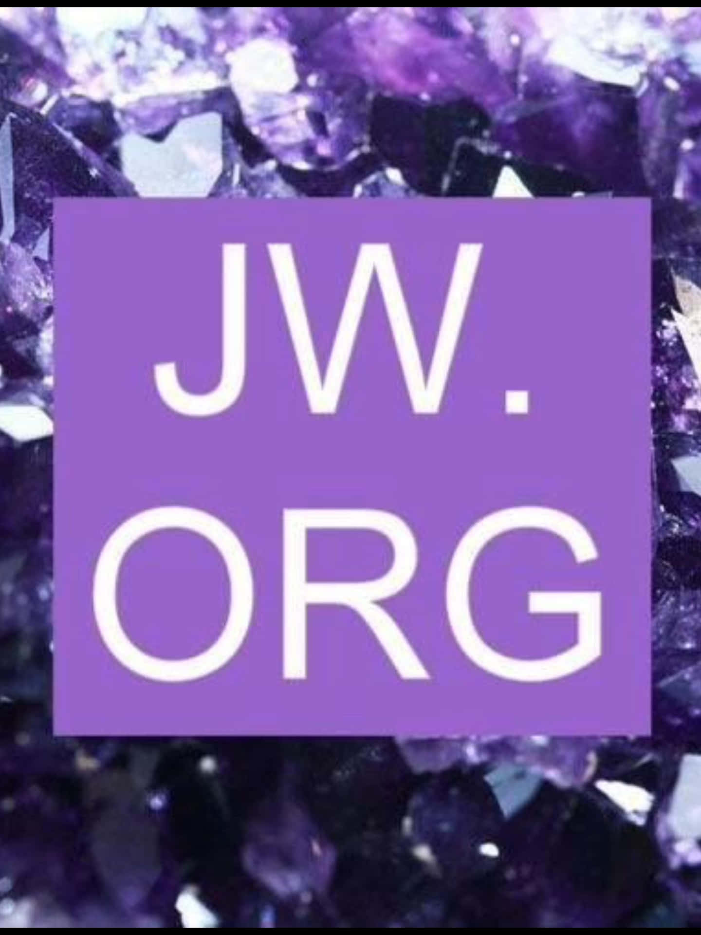 Aesthetic Purple JWorg Logo Wallpaper