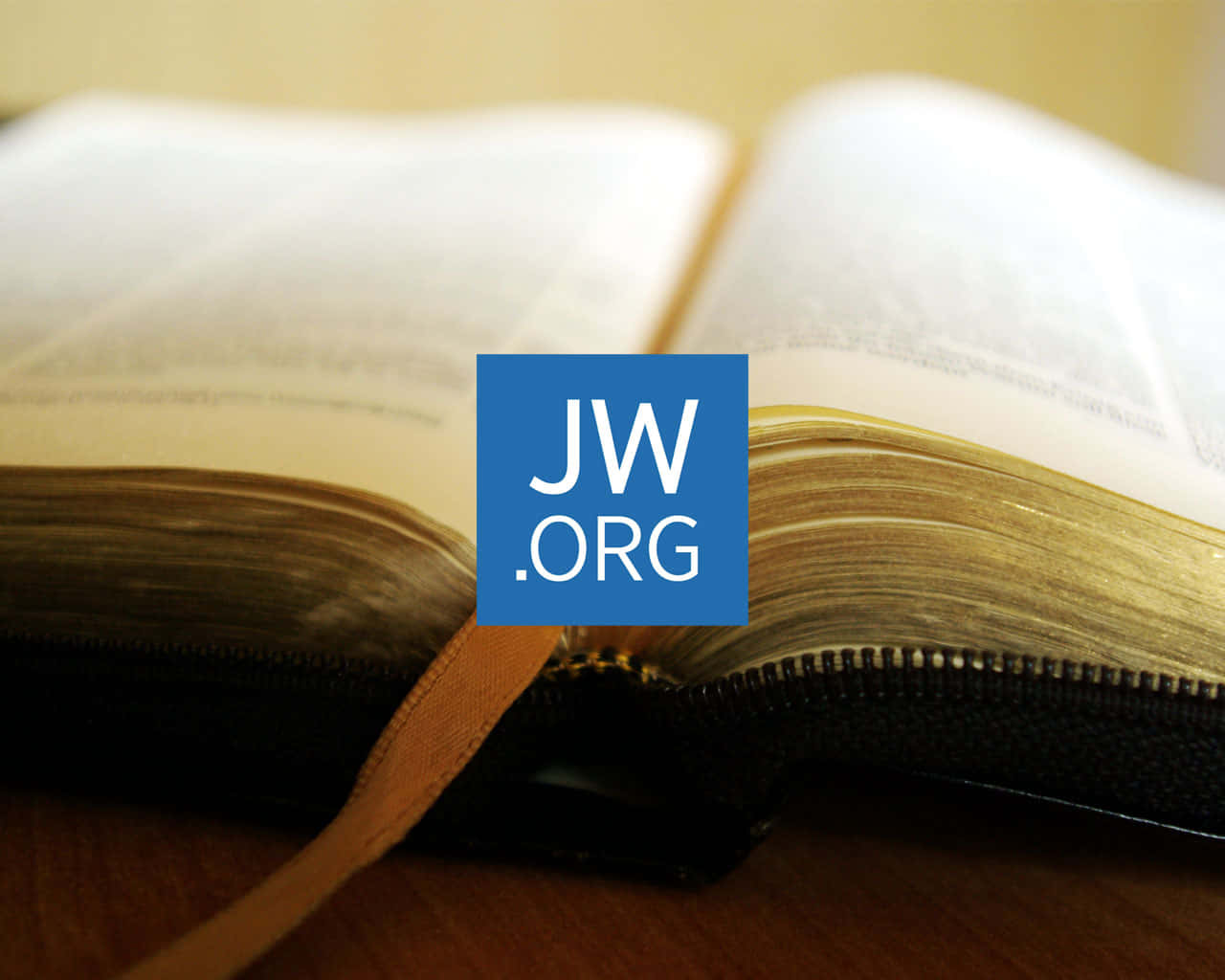 Jworg Logo On Image Of Bible Wallpaper