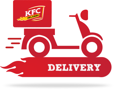 K F C Delivery Scooter Graphic PNG