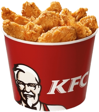 K F C Fried Chicken Bucket PNG