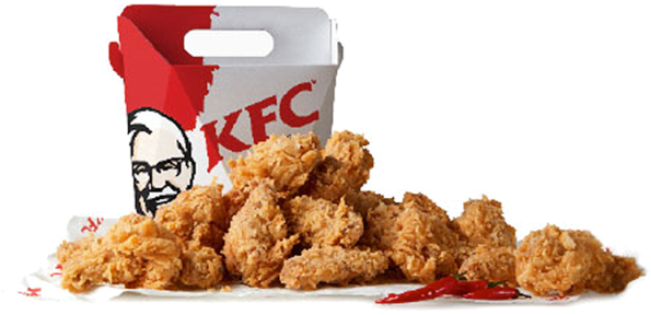 K F C Fried Chicken Bucket Spicy Flavor PNG
