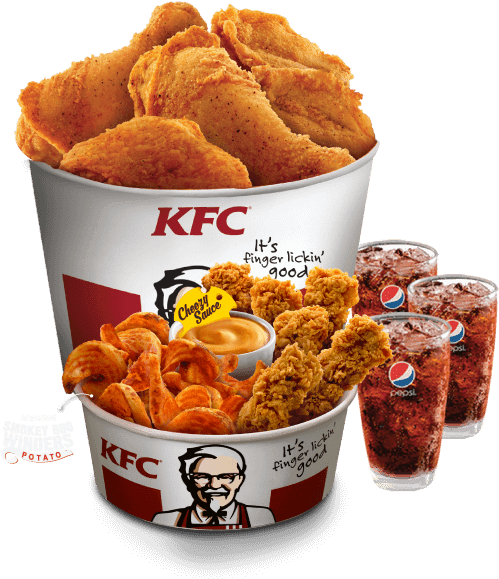 K F C Fried Chickenand Sides Meal PNG
