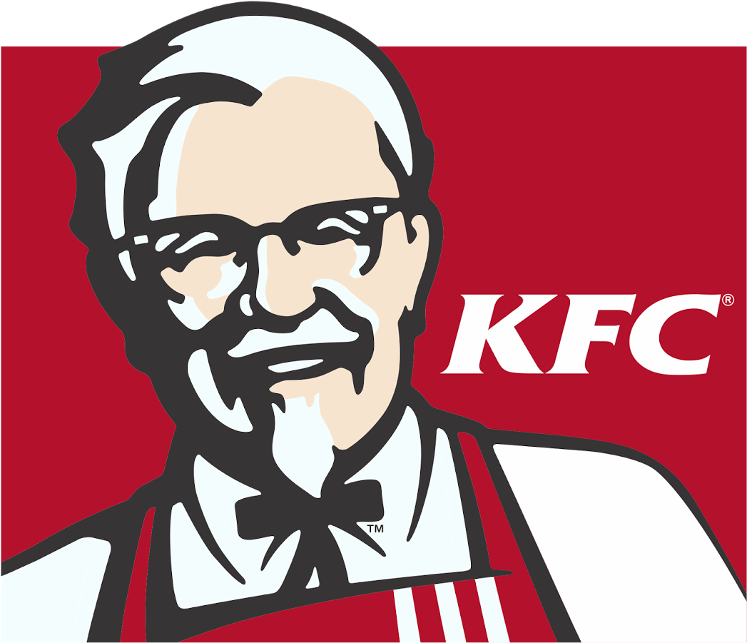 K F C Logo Featuring Colonel Sanders PNG